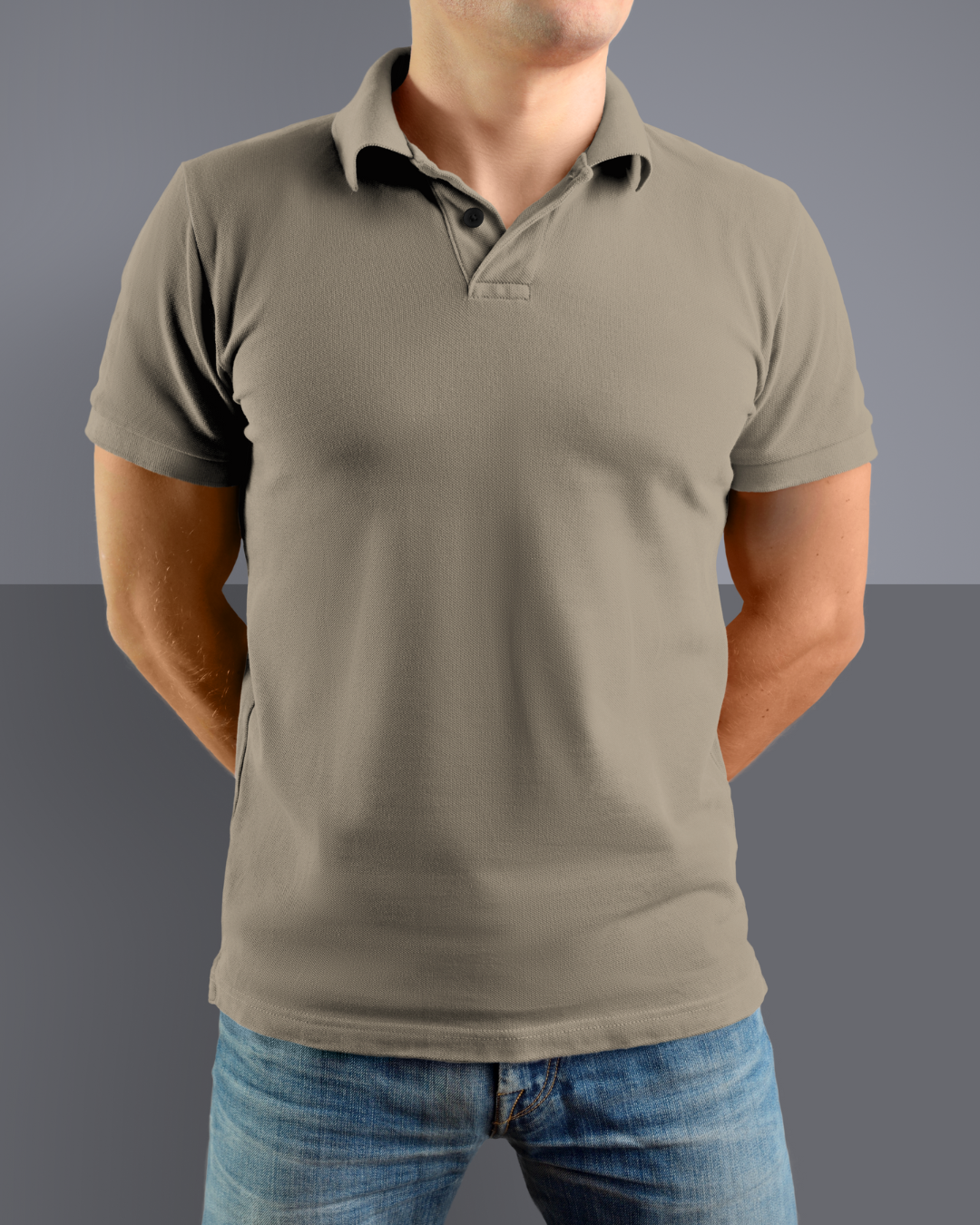 Coffee Brown Polo T shirt