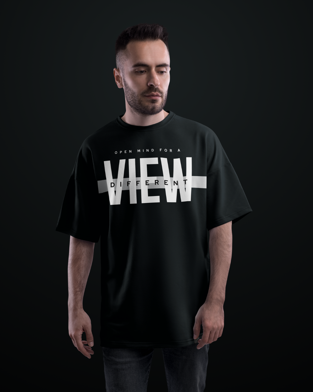 Different View Graphic Designed Oversized T shirts