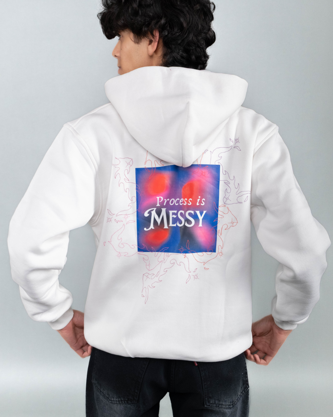 Process is Messy - Graphic Designed Hoodie