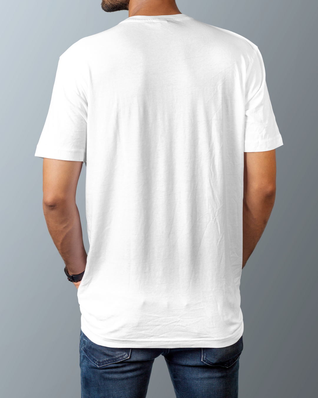People Graphic Designed Round Neck T-shirt