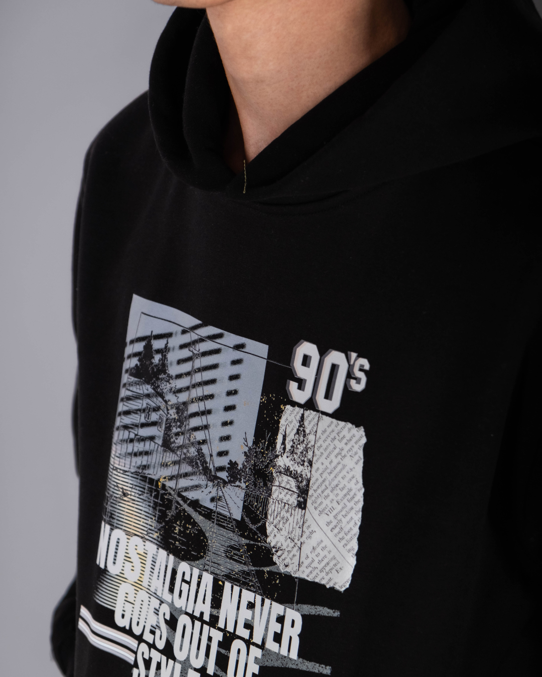 Nostalgia Never Goes Out of Style - Graphic Designed Hoodie