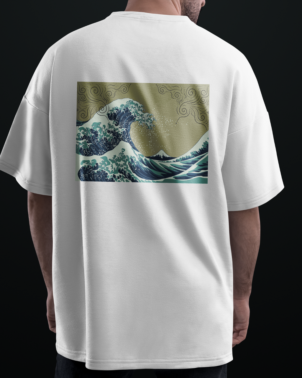 Waves Graphic Designed Oversized T shirts