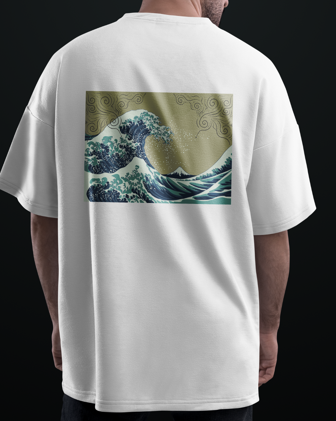 Waves Graphic Designed Oversized T shirts