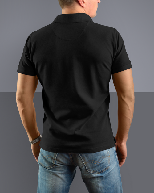 Black Polo T shirt