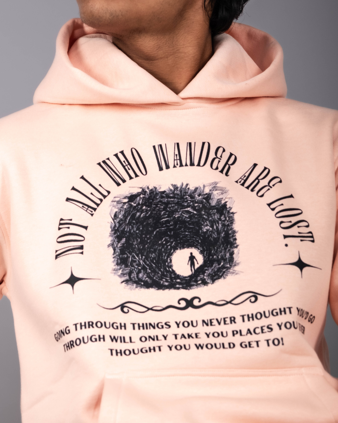 Not All Who Wander Are Lost - Graphic Designed Hoodie
