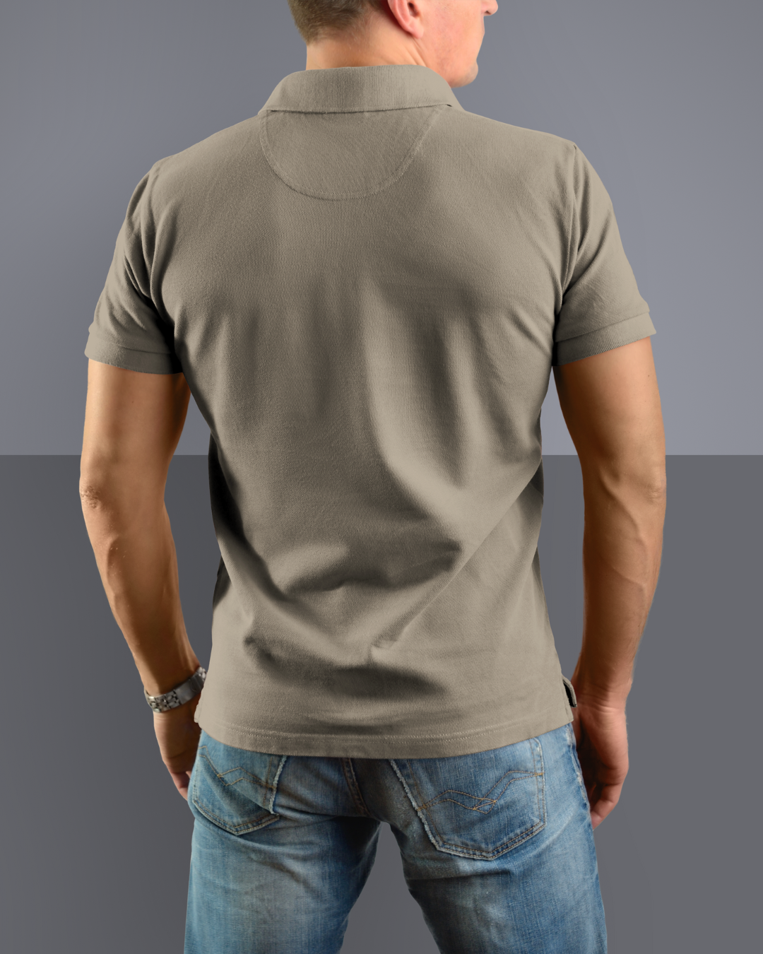 Coffee Brown Polo T shirt