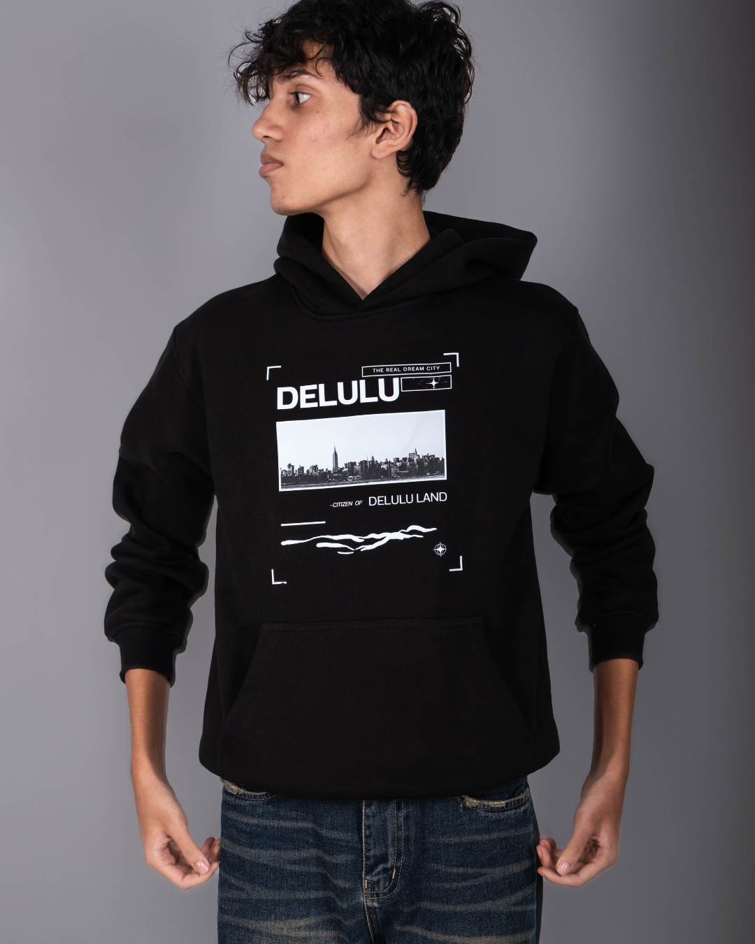 Delulu - Graphic Designed Hoodie