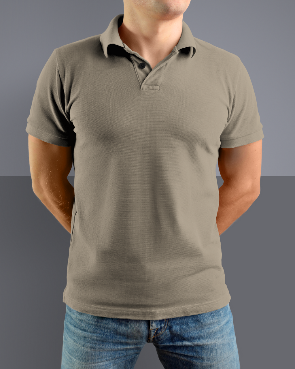 Coffee Brown Polo T shirt