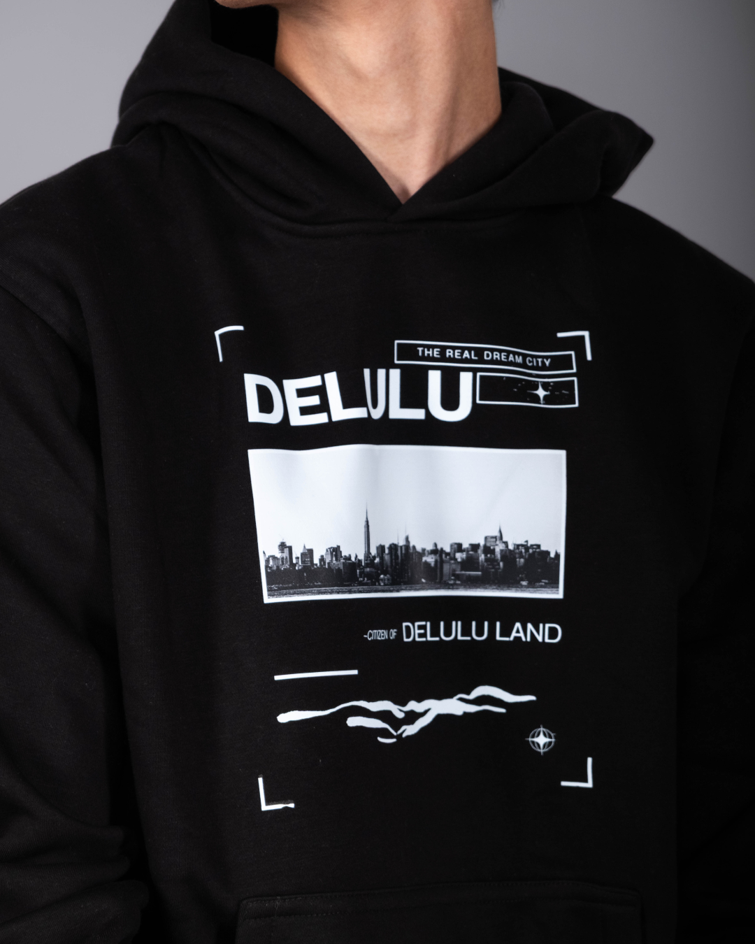Delulu - Graphic Designed Hoodie