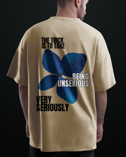 Being Unserious Graphic Designed Oversized T shirts