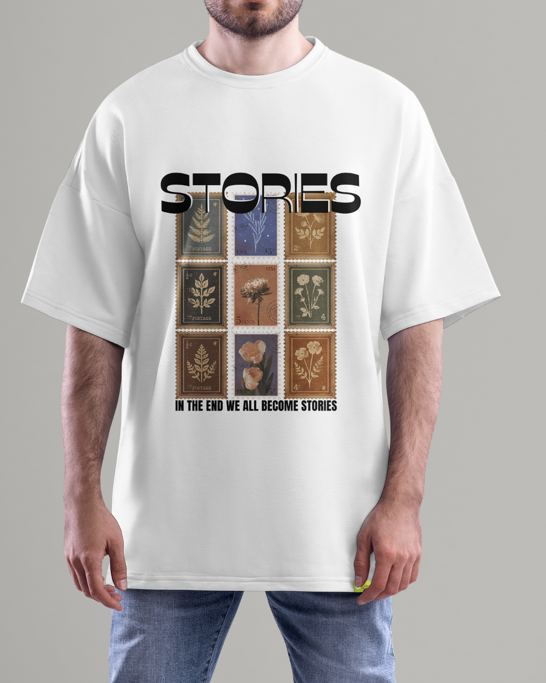 Stories Graphic Designed Oversized T shirts