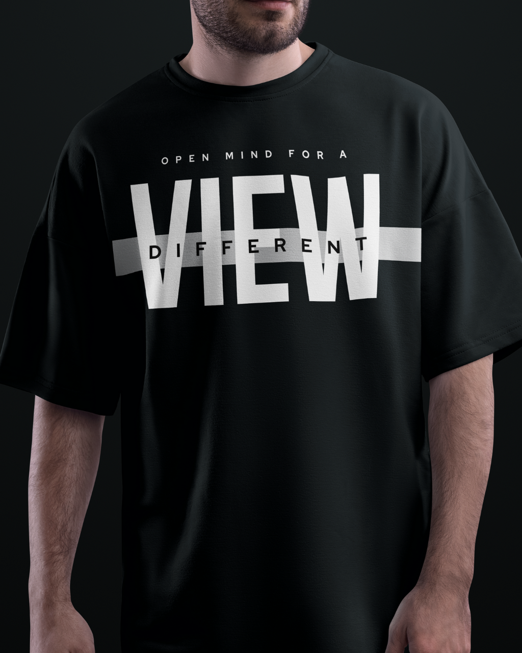 Different View Graphic Designed Oversized T shirts