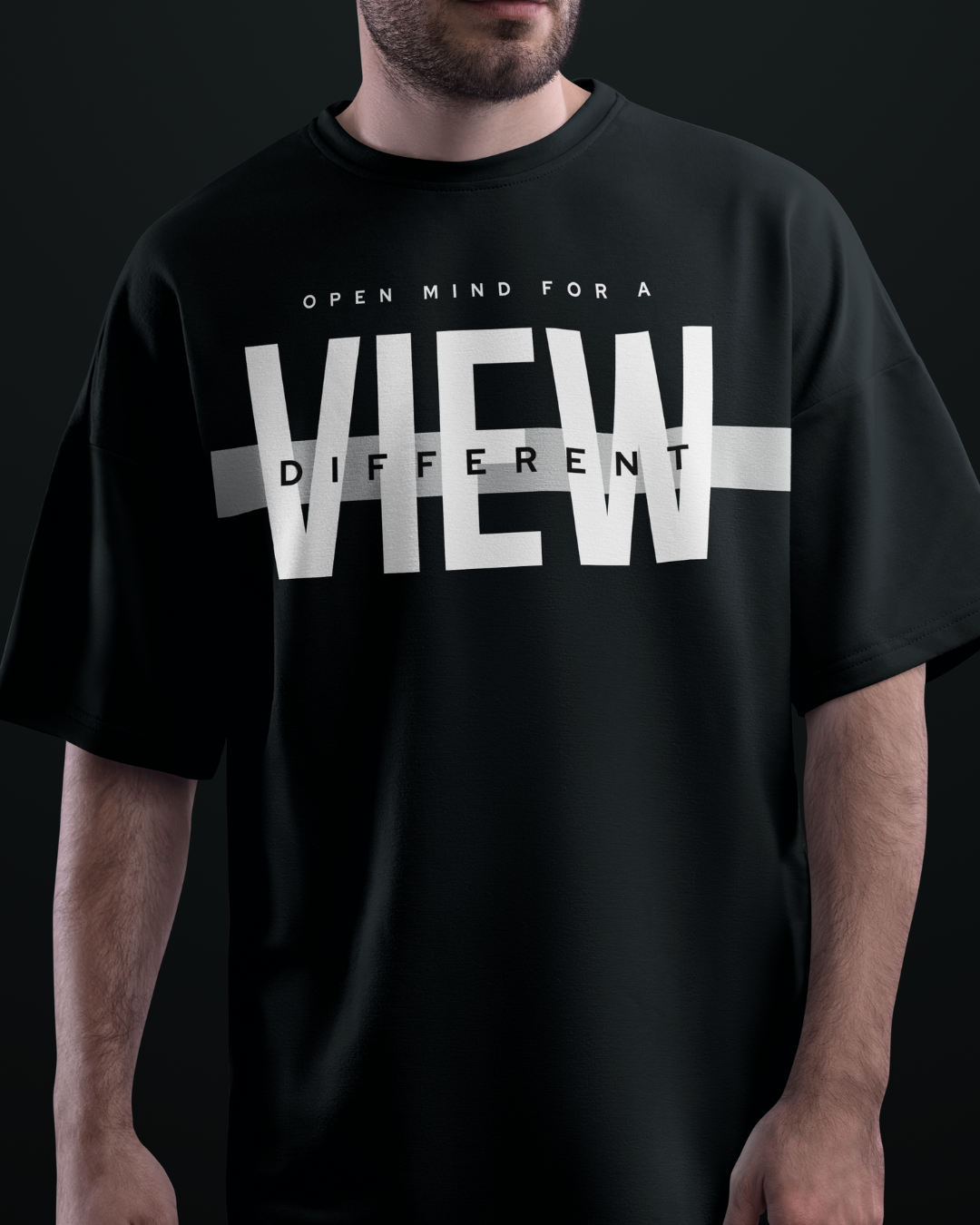 Different View Graphic Designed Oversized T shirts