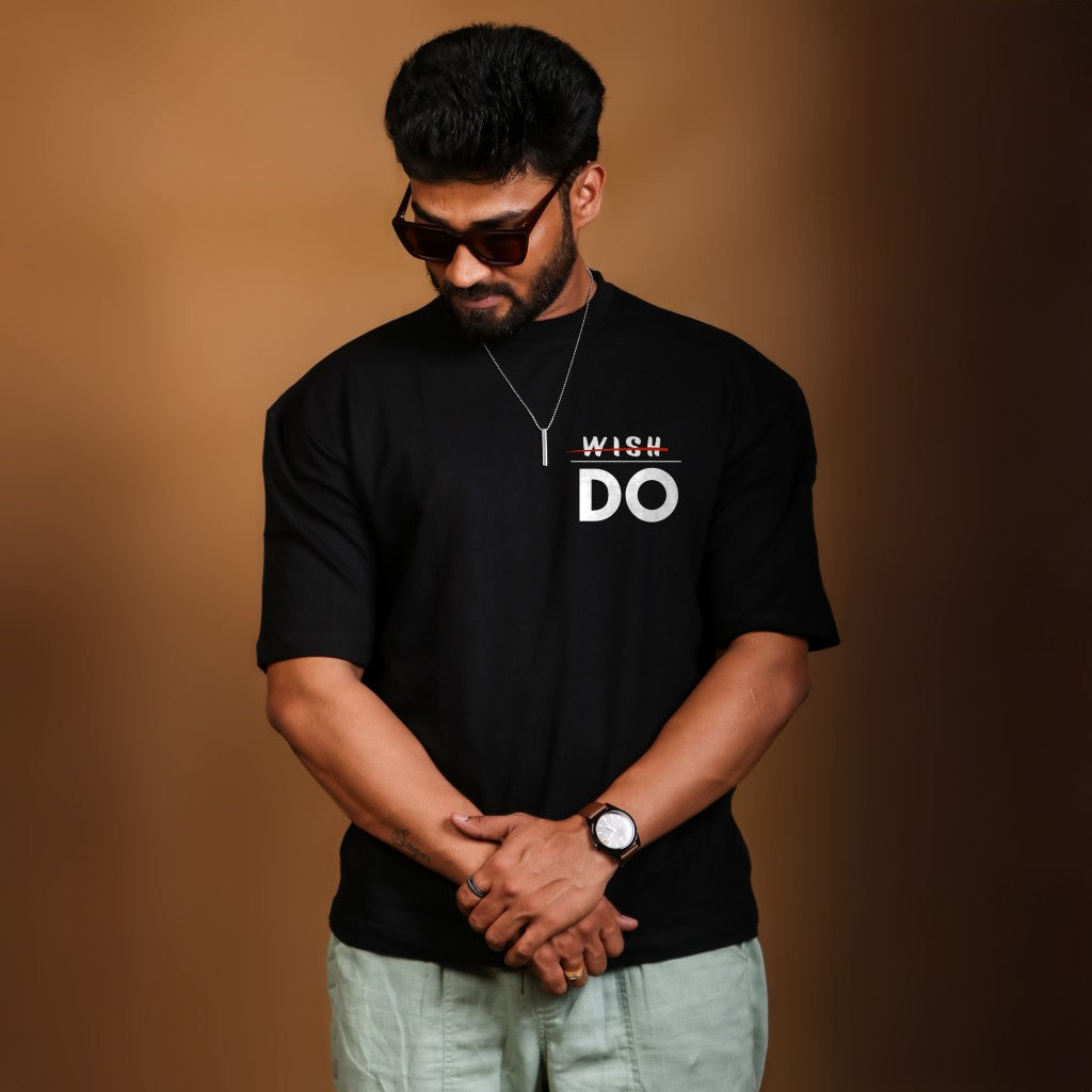 Wish DO Black Oversized T-shirt