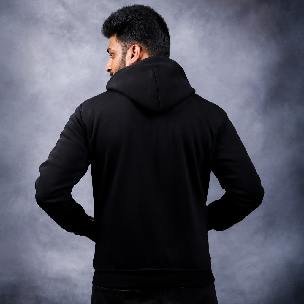 Plain - Black Coloured Hoodie