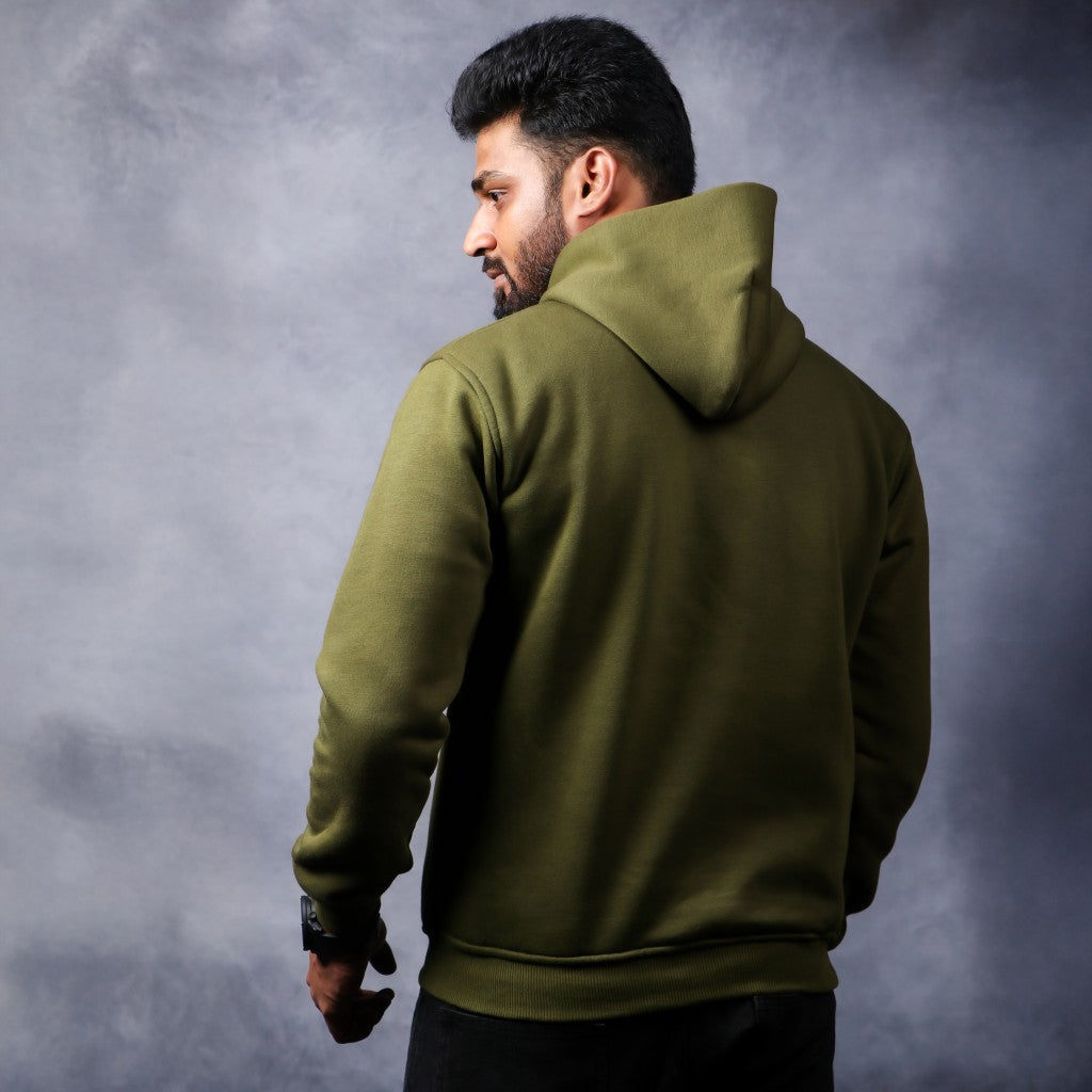Change is Good - Olive Green Coloured Hoodie