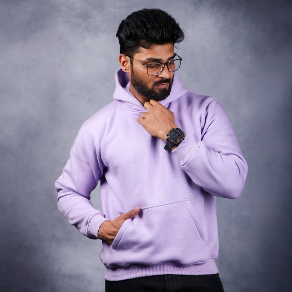 Plain - Lavendor Coloured Hoodie