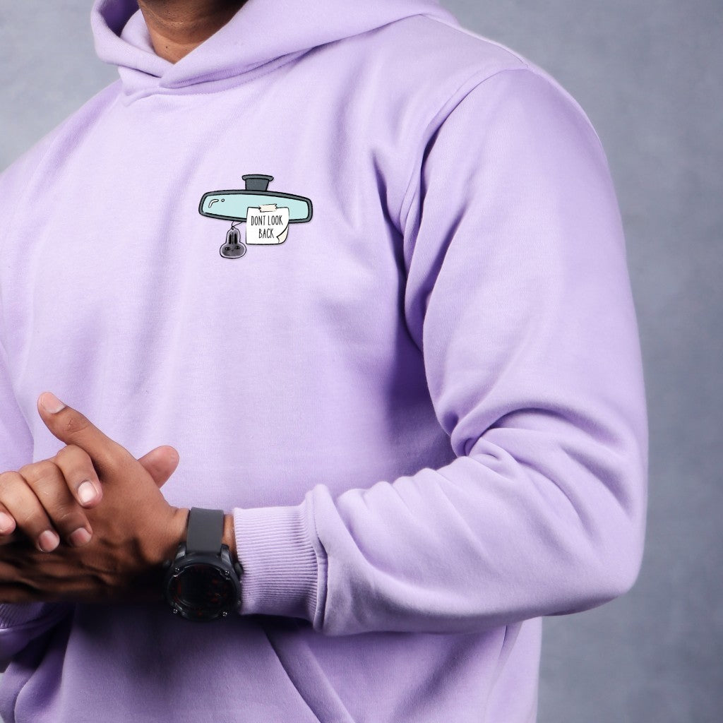 Don't look Back - Lavendor Coloured Hoodie