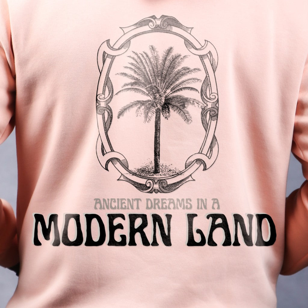 Ancient Dreams in the modern land  - Peach Coloured Hoodie