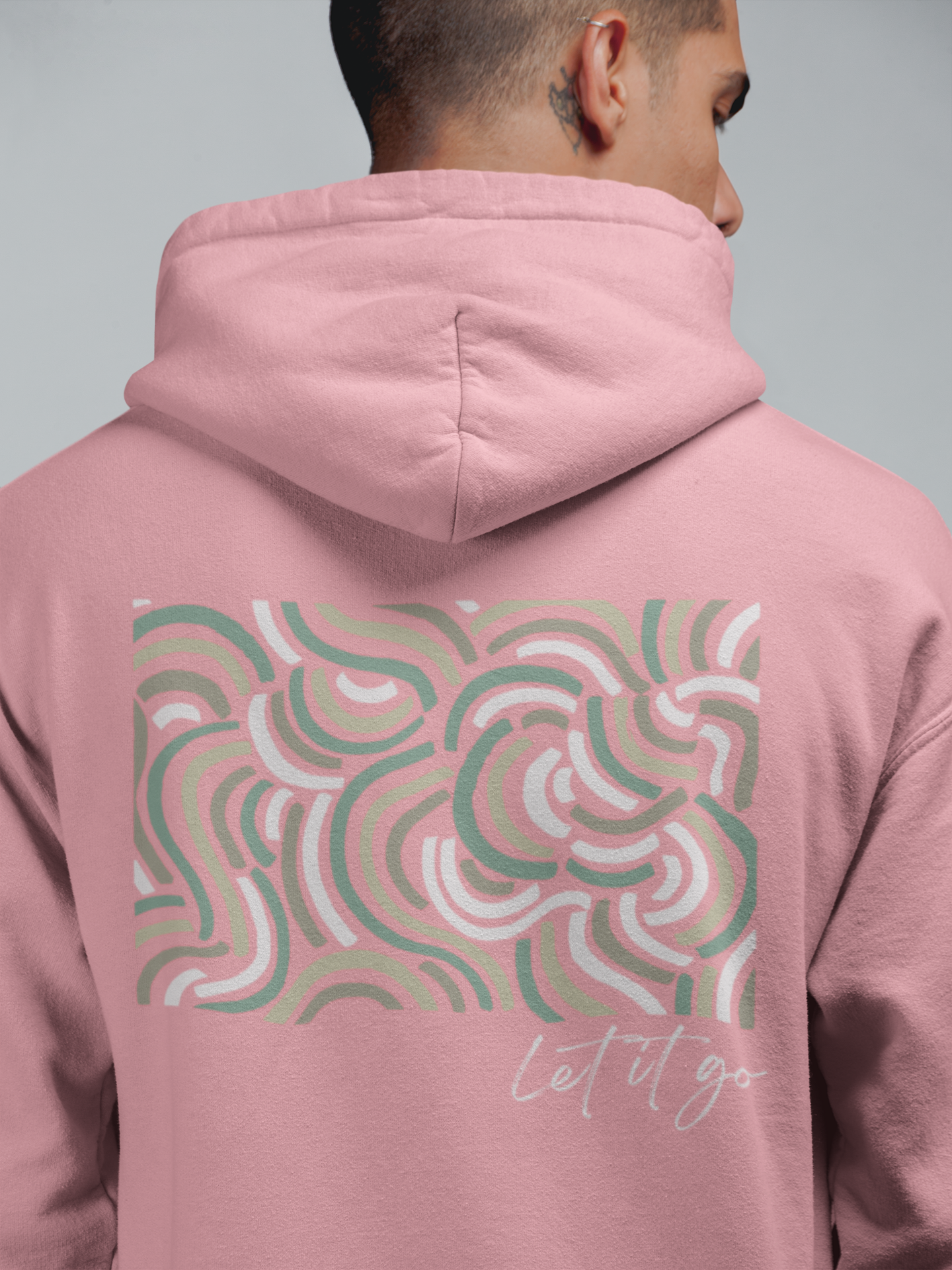 Let it Go - Peach Coloured Hoodie